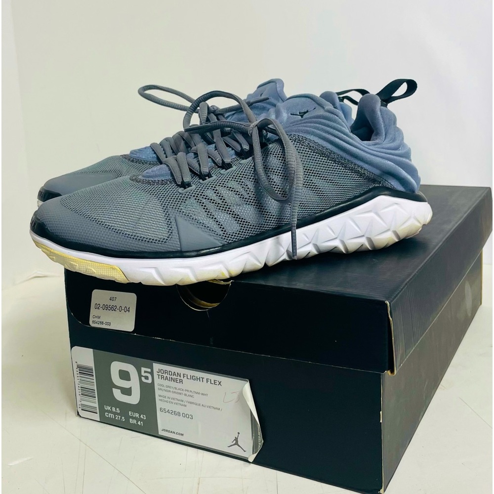 Mens Jordan Flight Flex Trainer Cool Grey size  9.5